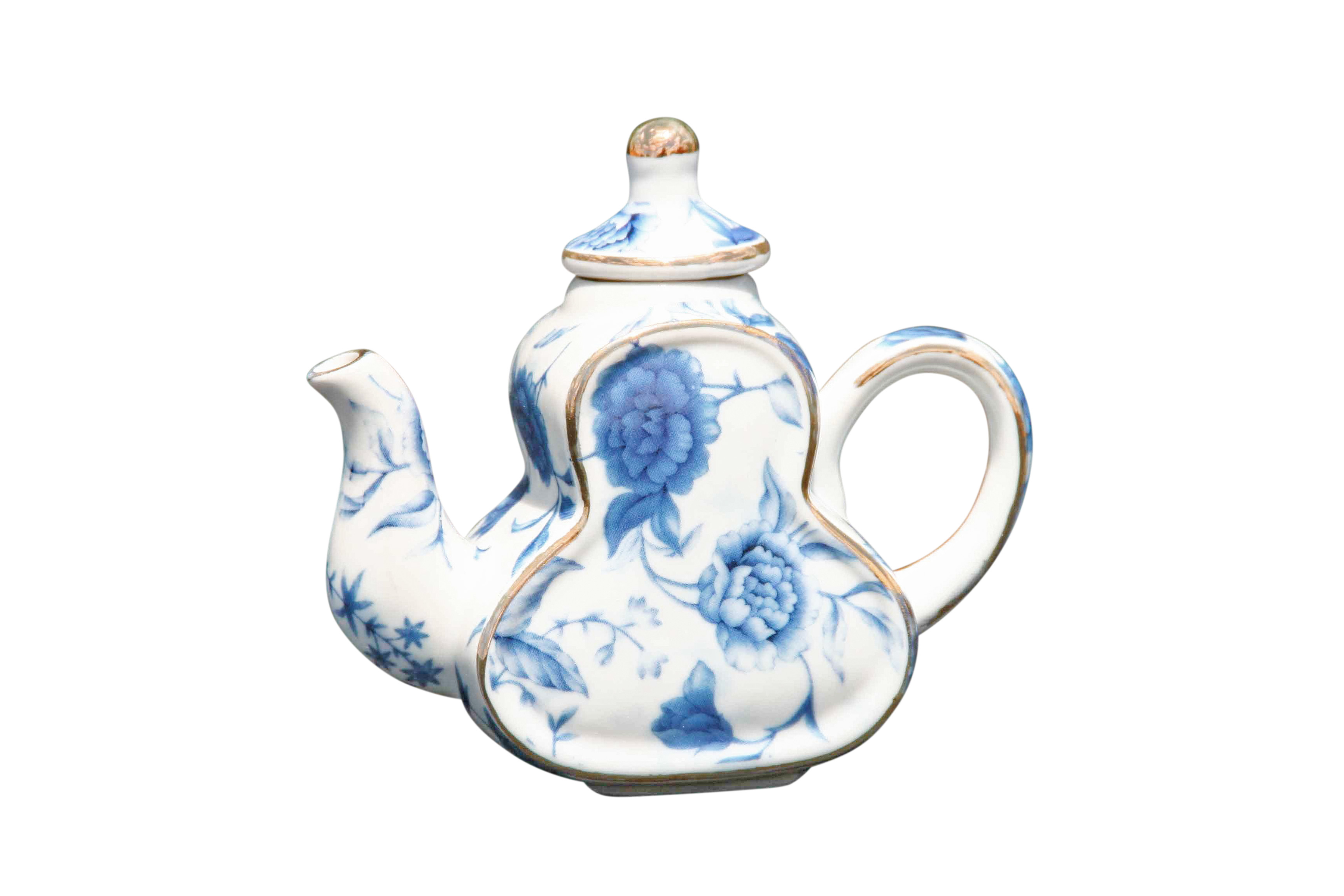 Blue Breeze Mini Teapot Pear Shape